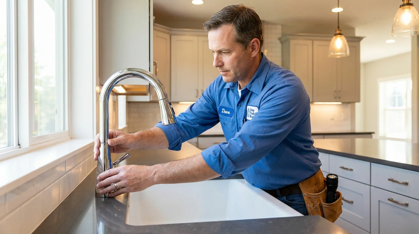 Kitchen faucet installation by Johns Plumbing LLC in Asotin