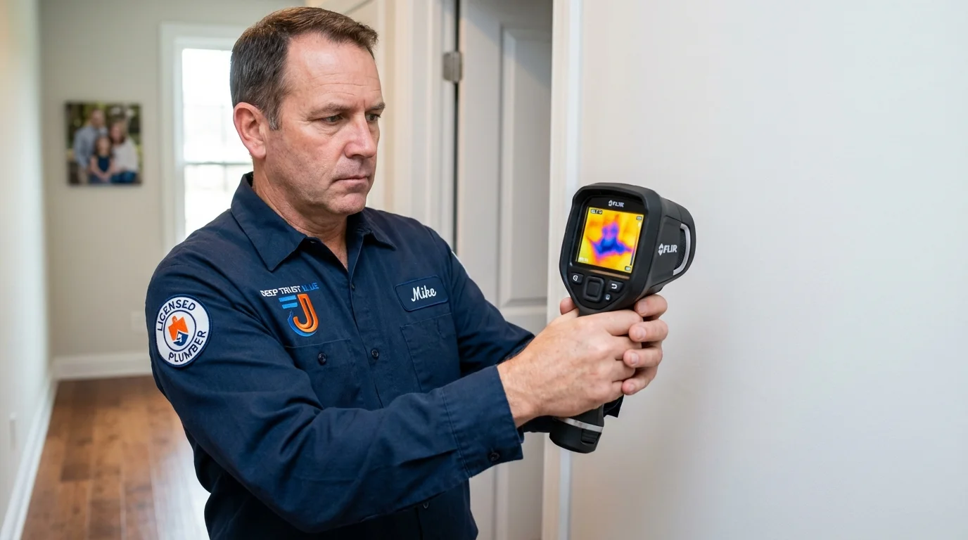 Thermal imaging leak detection by Johns Plumbing LLC in Asotin